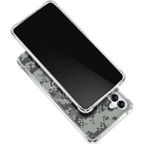 NHL Anaheim Ducks Camo Galaxy A15 5G Clear Case
